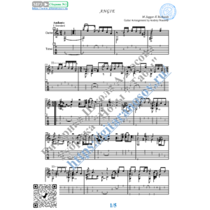 Angie (Ноты и табы для гитары соло)
