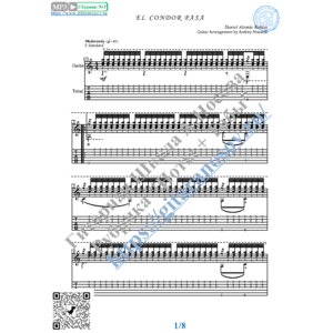 Кондор летит (Ноты и табы для гитары соло)