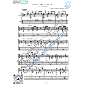 Утро карнавала (Ноты и табы для гитары соло)