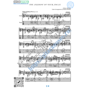 Тень твоей улыбки (Ноты и табы для гитары соло)