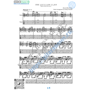 Сицилийский клан (Ноты и табы для гитары соло)