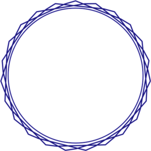 Окантовка для печатей ромбы