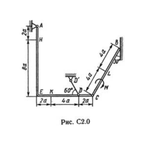Решение С2 рисунок 0 условие 0 (вариант 00) Тарг 1989