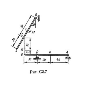Решение С2 рисунок 7 условие 3 (вариант 73) Тарг 1989