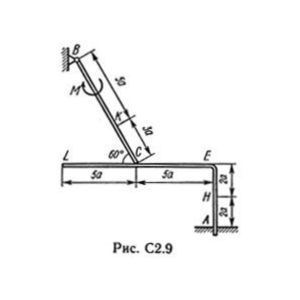 Решение С2 рисунок 9 условие 8 (вариант 98) Тарг 1989
