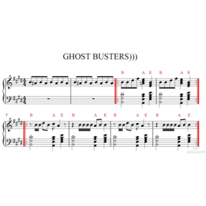 ОХОТНИКИ ЗА ПРИВИДЕНИЯМИ-для аккордеона