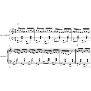 БЭТУТА (молдавский нар.танец)для аккордеона/фортепиано