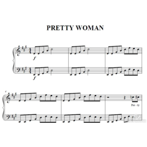 ELVIS PRESLEY (PRETTY WOMAN) для аккордеона/фортепиано