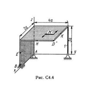 Решение задачи С4 рис 4 усл 0 (вар 40) Тарг С.М. 1989г