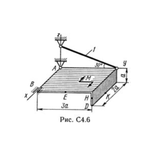 Решение задачи С4 рис 6 усл 6 (вар 66) Тарг С.М. 1989г