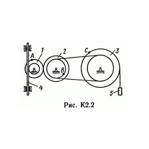 Решение задачи К2 рис 2 усл 8 (вариант 28) Тарг С.М. 89