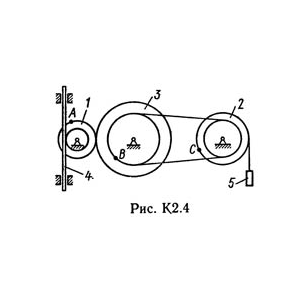 Решение задачи К2 рис 4 усл 0 (вариант 40) Тарг С.М. 89