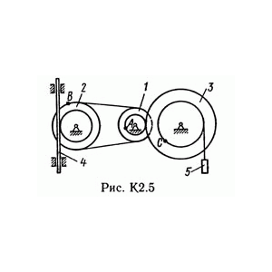 Решение задачи К2 рис 5 усл 6 (вариант 56) Тарг С.М. 89