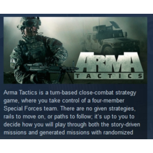 Arma Tactics  STEAM KEY REGION FREE GLOBAL+РОССИЯ