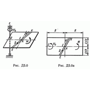 Решение Д5 В03 (рис 0 усл 3) теормех Тарг С.М. 1989 г