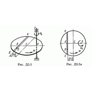 Решение Д5 В54 (рис 5 усл 4) теормех Тарг С.М. 1989 г