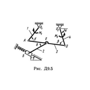 Решебник Тарг С.М. задача Д9 В57 (рис 5 усл 7) 1989 год