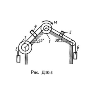 Тарг С.М. 1989 г. решение задачи Д10 В42 (рис. 4усл. 2)