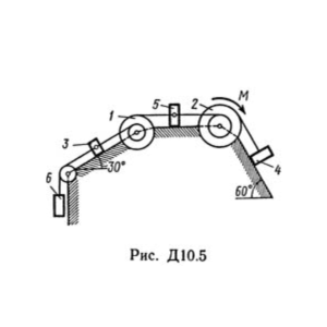 Тарг С.М. 1989 г. решение задачи Д10 В52 (рис. 5усл. 2)