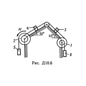 Тарг С.М. 1989 г. решение задачи Д10 В67 (рис. 6усл. 7)