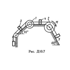 Тарг С.М. 1989 г. решение задачи Д10 В78 (рис. 7усл. 8)