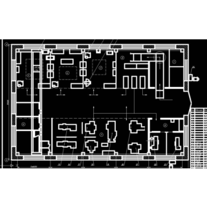 Чертежи 2-х технологических планов цехов (AutoCad)