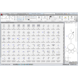 УГО на однолинейных схемах элементов главных цепей