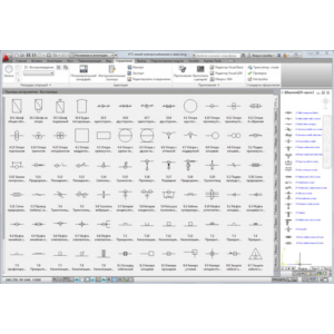 УГО линий электроснабжения и связи