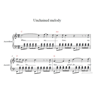 Unchained Melody (E.PRESLEY) для аккордеона