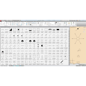 УГО электрооборудования и проводок на планах