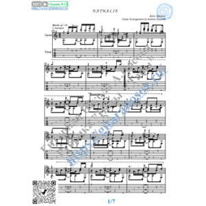 Натали (Ноты и табы для гитары соло)