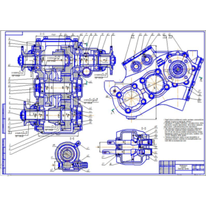 Чертеж Раздаточная коробка ГАЗ-66