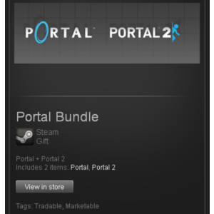 Portal 1 + Portal 2 - STEAM Gift - Region Free / ROW