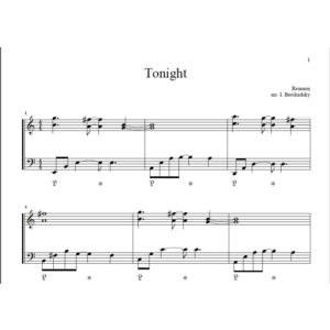 Tonight (Reamonn). Ноты для фортепиано