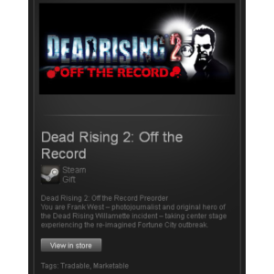 Dead Rising 2 Off the Record - STEAM Gift - Region Free