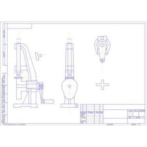 Механизм кулачковый. Чертеж механизма кулачкового