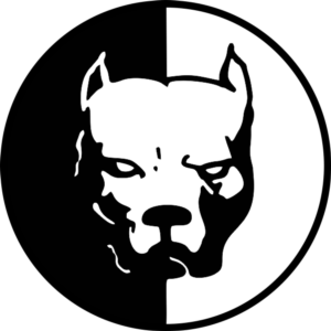 Питбуль вектор (классический). Для резки на плоттере.