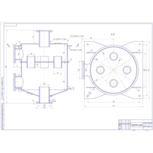 чертеж глушителя шума