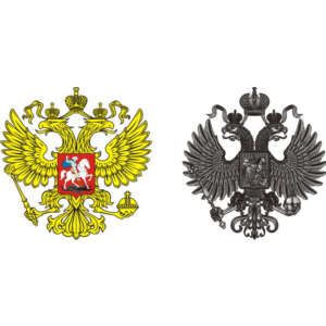 Герб Российской Федерации в векторе