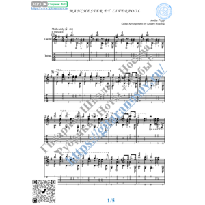 Манчестер и Ливерпуль (Ноты и табы для гитары соло)