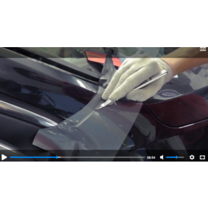 Автовинил. Как клеить между стойкой и крылом