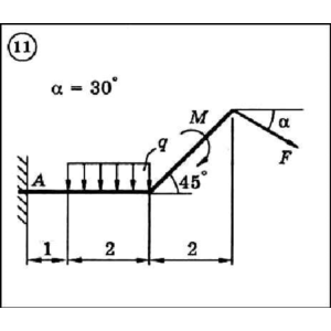 Решение задачи С2 вариант 11 (С2-11) - Диевский В.А.
