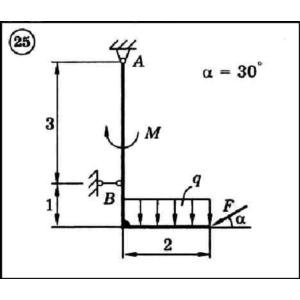 Решение задачи С2 вариант 25 (С2-25) - Диевский В.А.