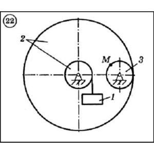 Решение задачи К2 вариант 22 (К2-22) - Диевский В.А.