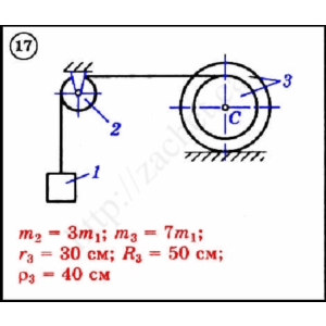 Решение задачи Д3 вариант 17 задание 2 - Диевский В.А.