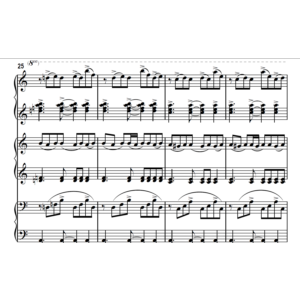 6с30 Либертанго, А. ПЬЯЦЦОЛЛА / 1 фортепиано в 6 рук