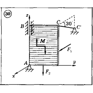 Решение задачи С5 Вариант 30 Диевский В.А. Малышева ИА
