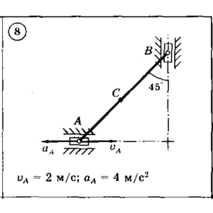 Решение задачи К3 Вариант 08 Диевский В.А. Малышева ИА