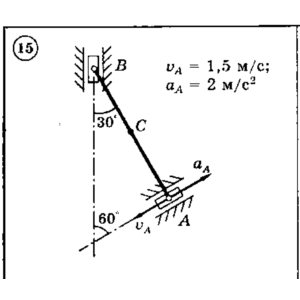 Решение задачи К3 Вариант 15 Диевский В.А. Малышева ИА