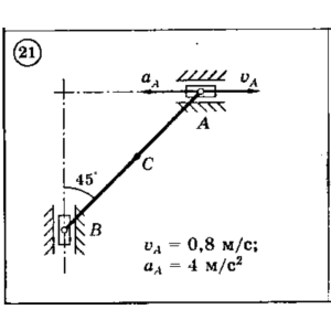 Решение задачи К3 Вариант 21 Диевский В.А. Малышева ИА